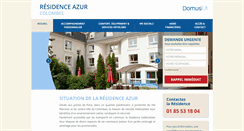 Desktop Screenshot of laresidenceazur.com